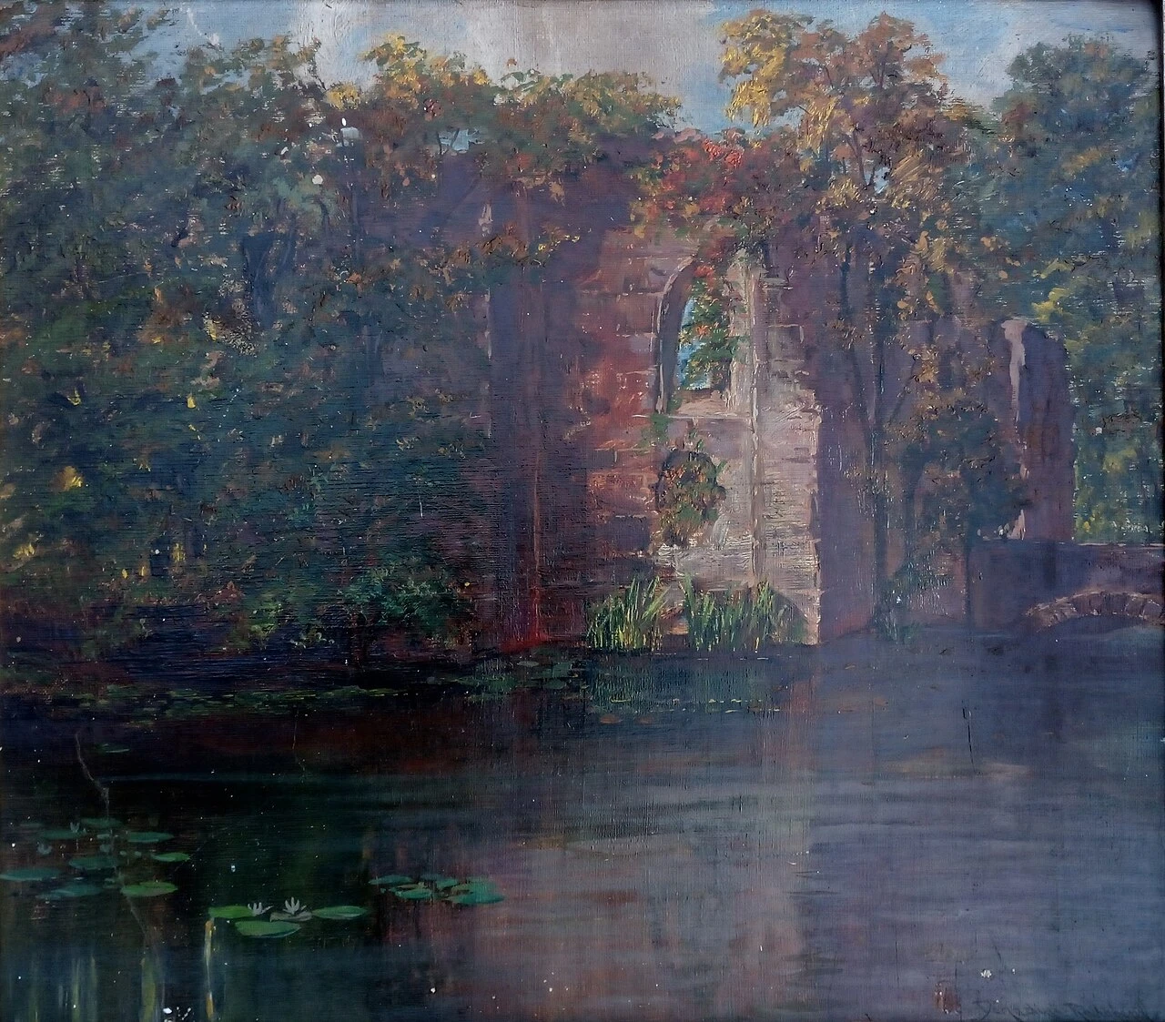 1876-Ermenegildo Carlo Donadini - Rovina nell'acqua